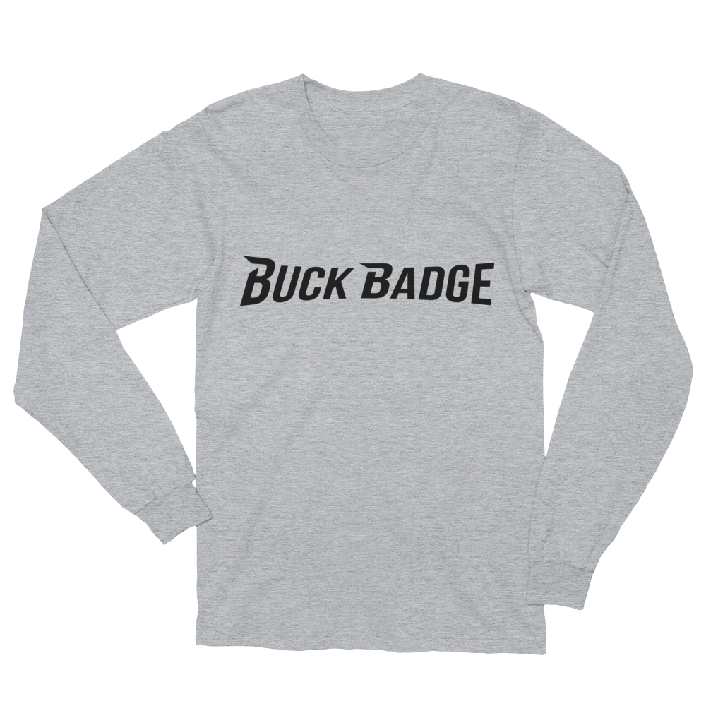 Buck Badge Black Logo Long Sleeve T-Shirt