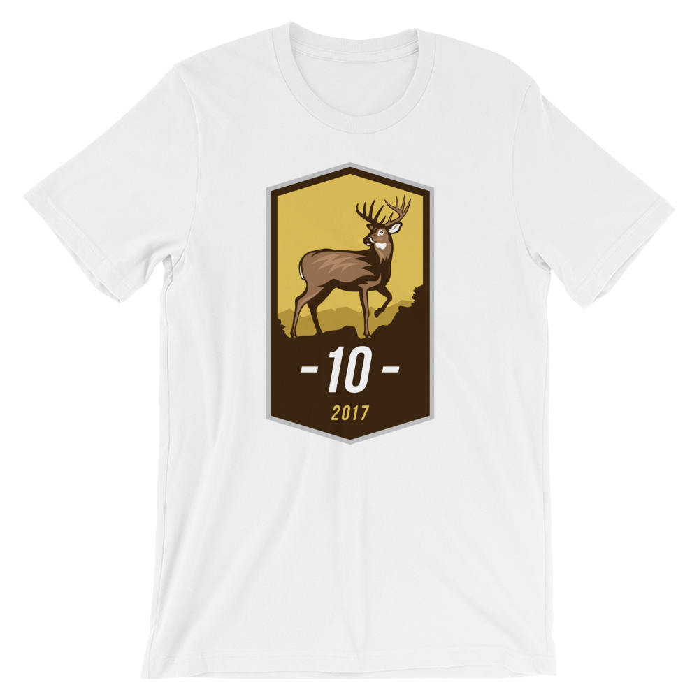 Buck Badge 10pt T-Shirt