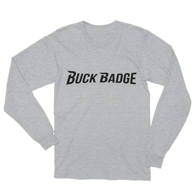 Buck Badge Black Logo Long Sleeve T-Shirt