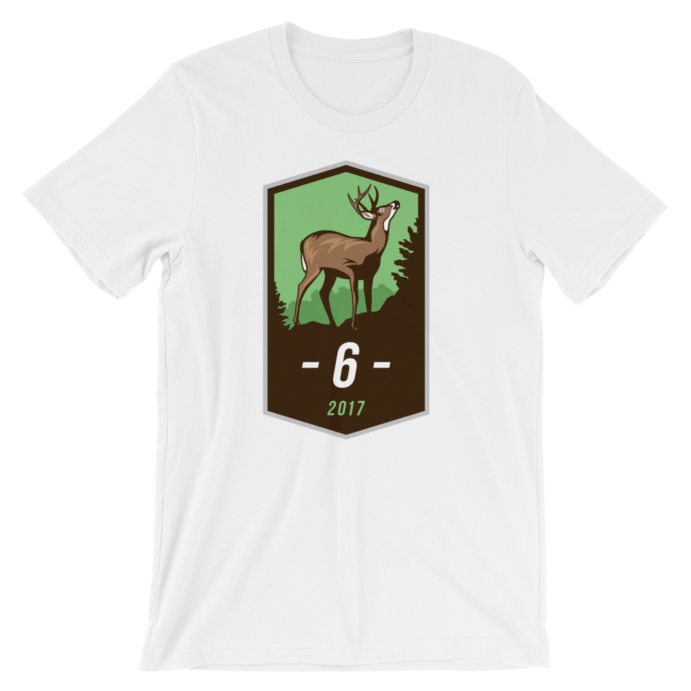 Buck Badge 6pt T-Shirt
