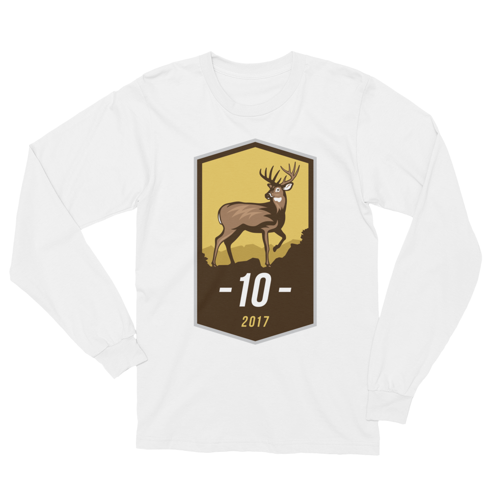 Buck Badge 10pt Long Sleeve T-Shirt
