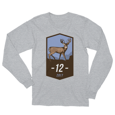 Buck Badge 12pt Long Sleeve T-Shirt