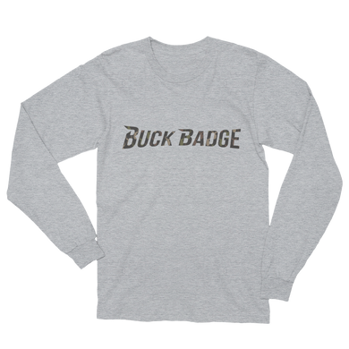 Buck Badge Camo Long Sleeve T-Shirt