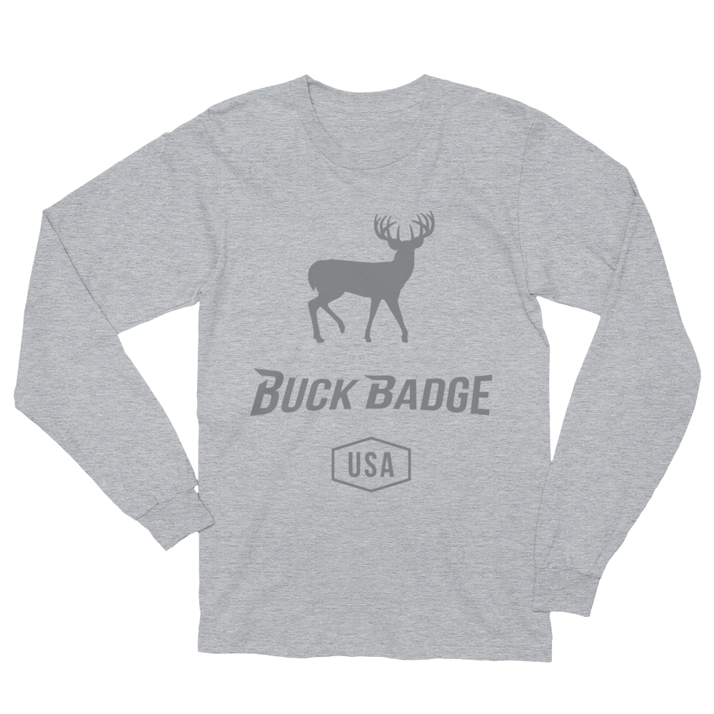 Buck Badge USA Long Sleeve T-Shirt