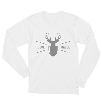 Buck Badge Retro Icon Long Sleeve T-Shirt