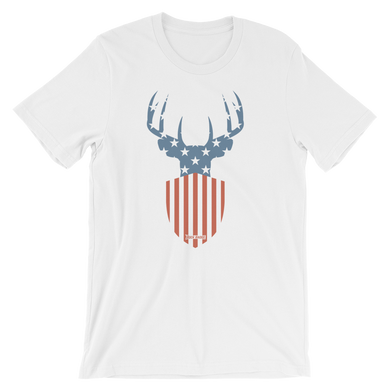 Buck Badge Flag Icon T-Shirt