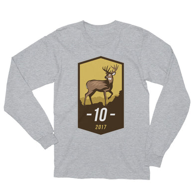 Buck Badge 10pt Long Sleeve T-Shirt