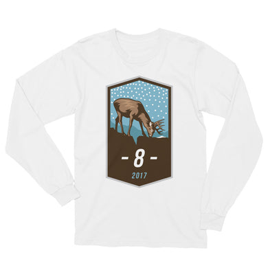 Buck Badge 8pt Long Sleeve T-Shirt