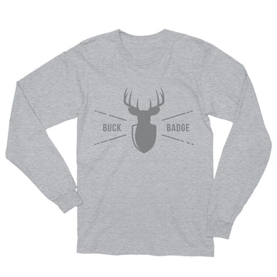 Buck Badge Retro Icon Long Sleeve T-Shirt