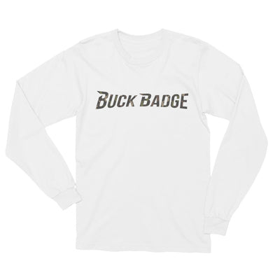Buck Badge Camo Logo Long Sleeve T-Shirt